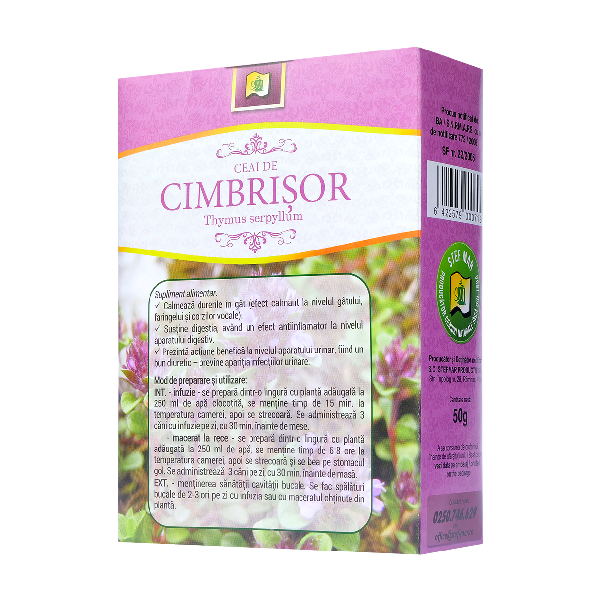 Ceai de Cimbrisor parti aeriene 50 g