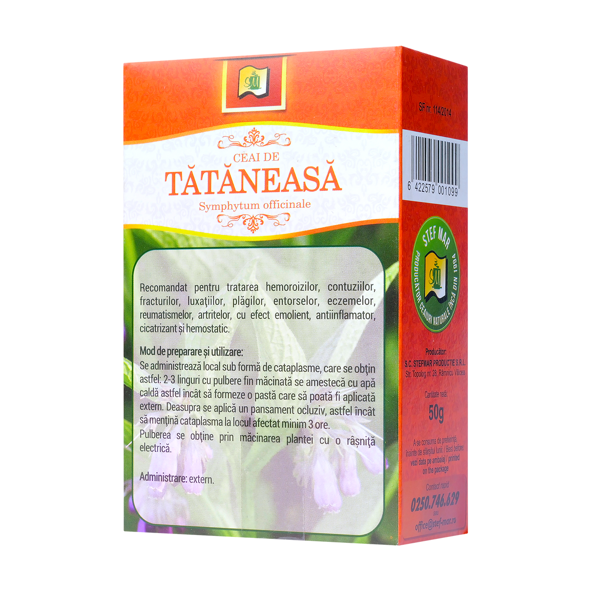 Ceai tataneasa radacina 50 g