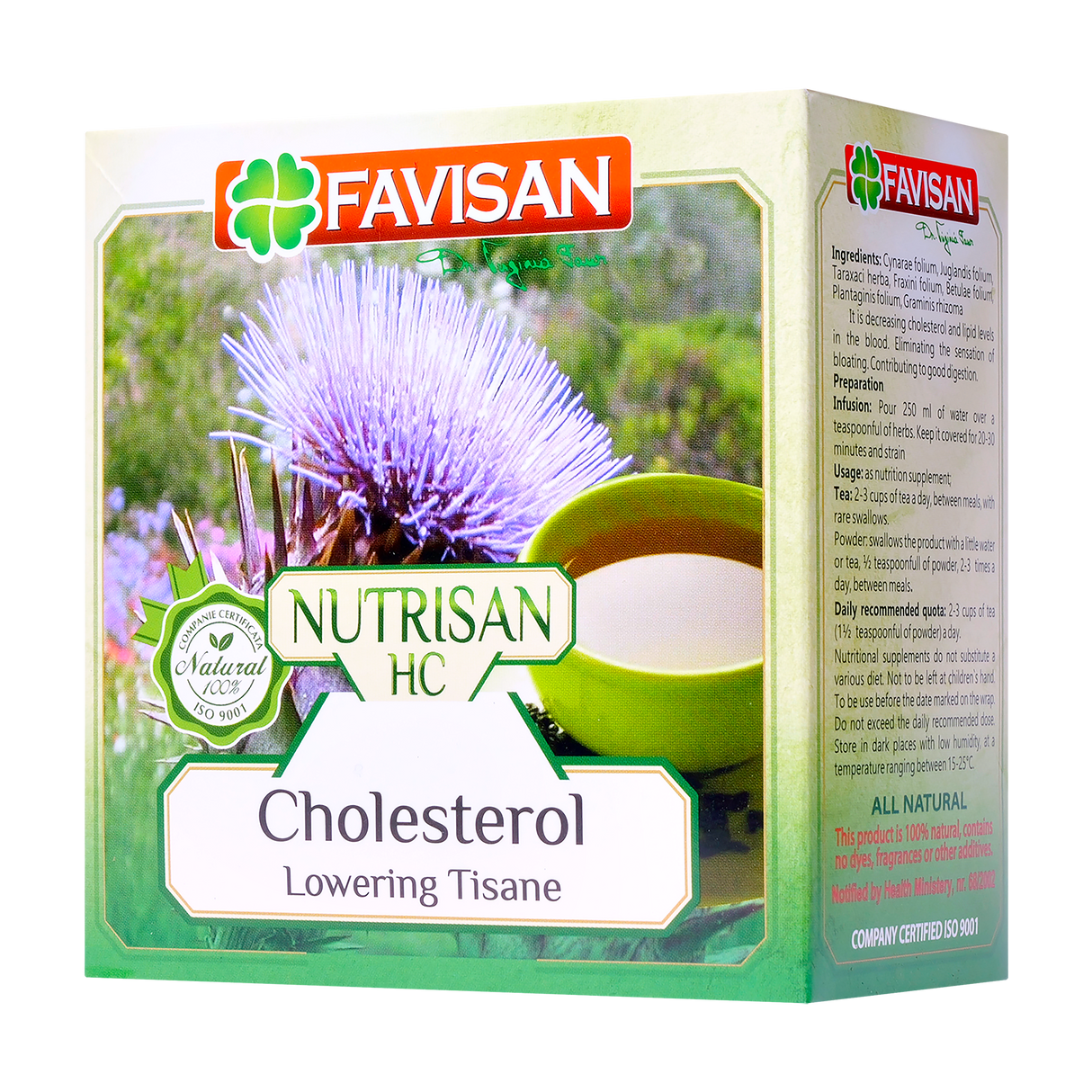 Ceai nutrisan hc Colesterol 50 g