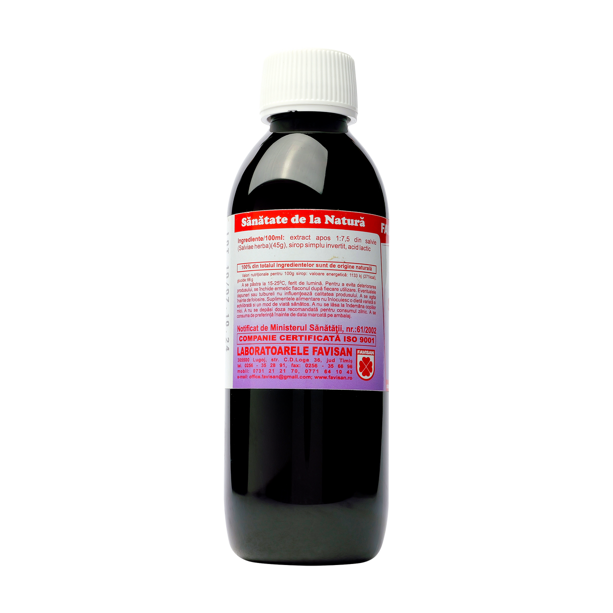 Sirop salvie 250 ml