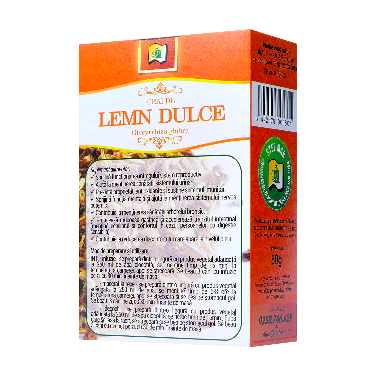 Ceai lemn dulce 50 g