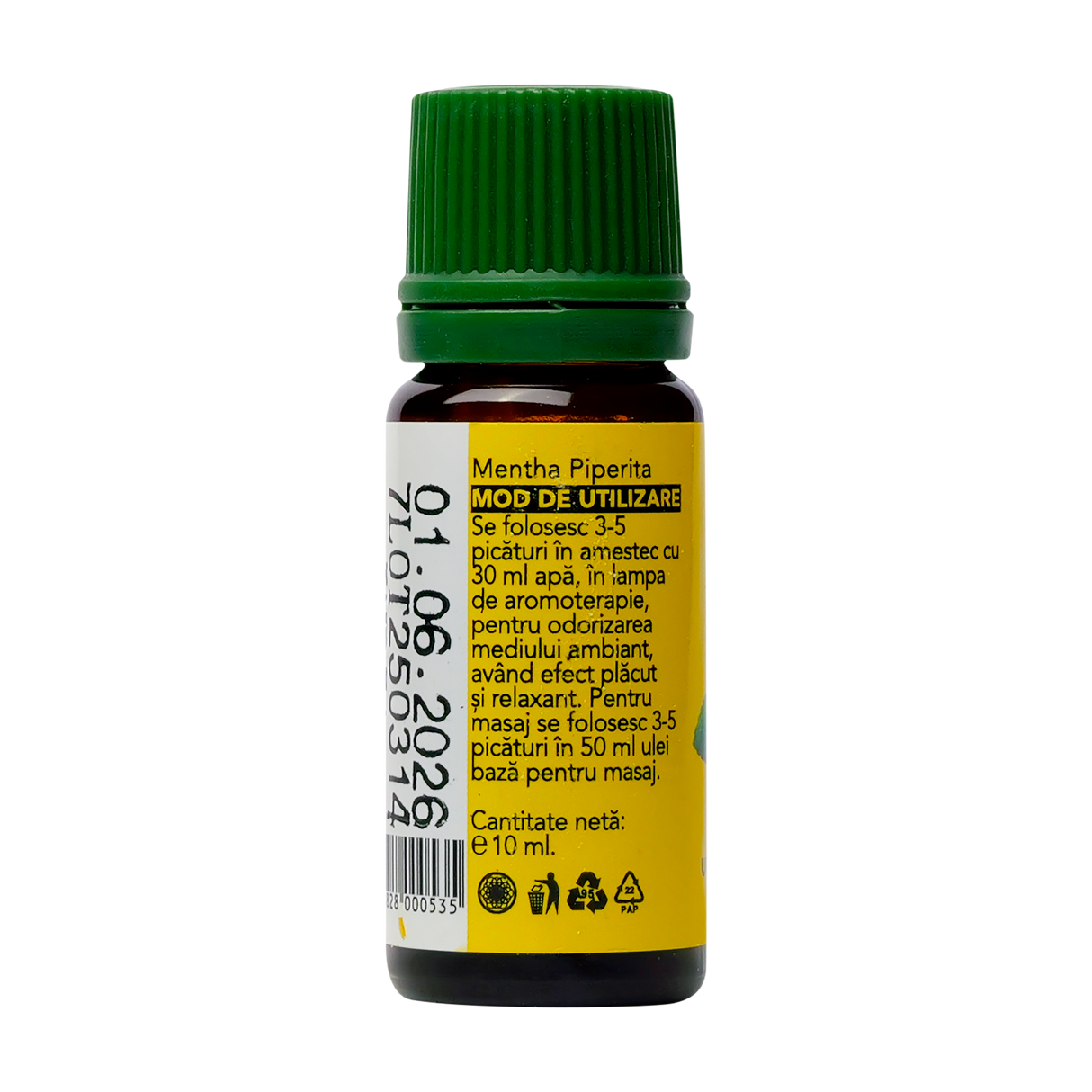 Ulei esential menta 10 ml Solaris
