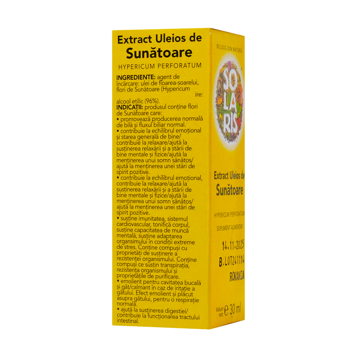 Extract uleios de sunatoare 30 ml