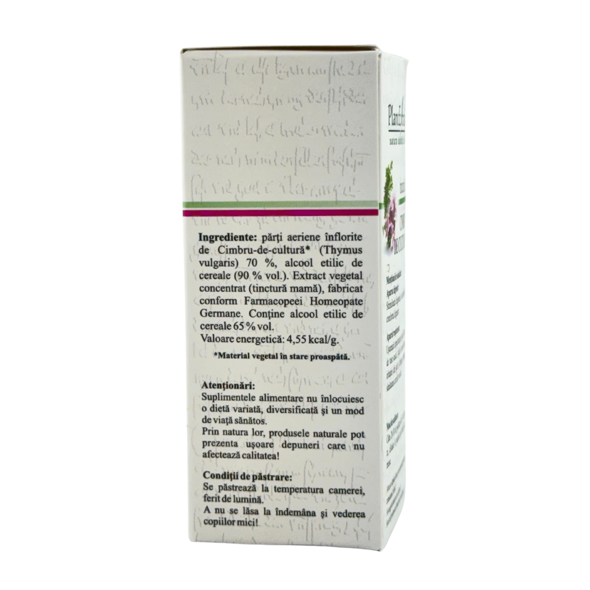 Tinctura de Cimbru de cultura 50 ml