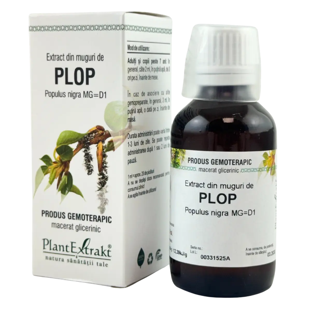 Extract din muguri de Plop 50 ml