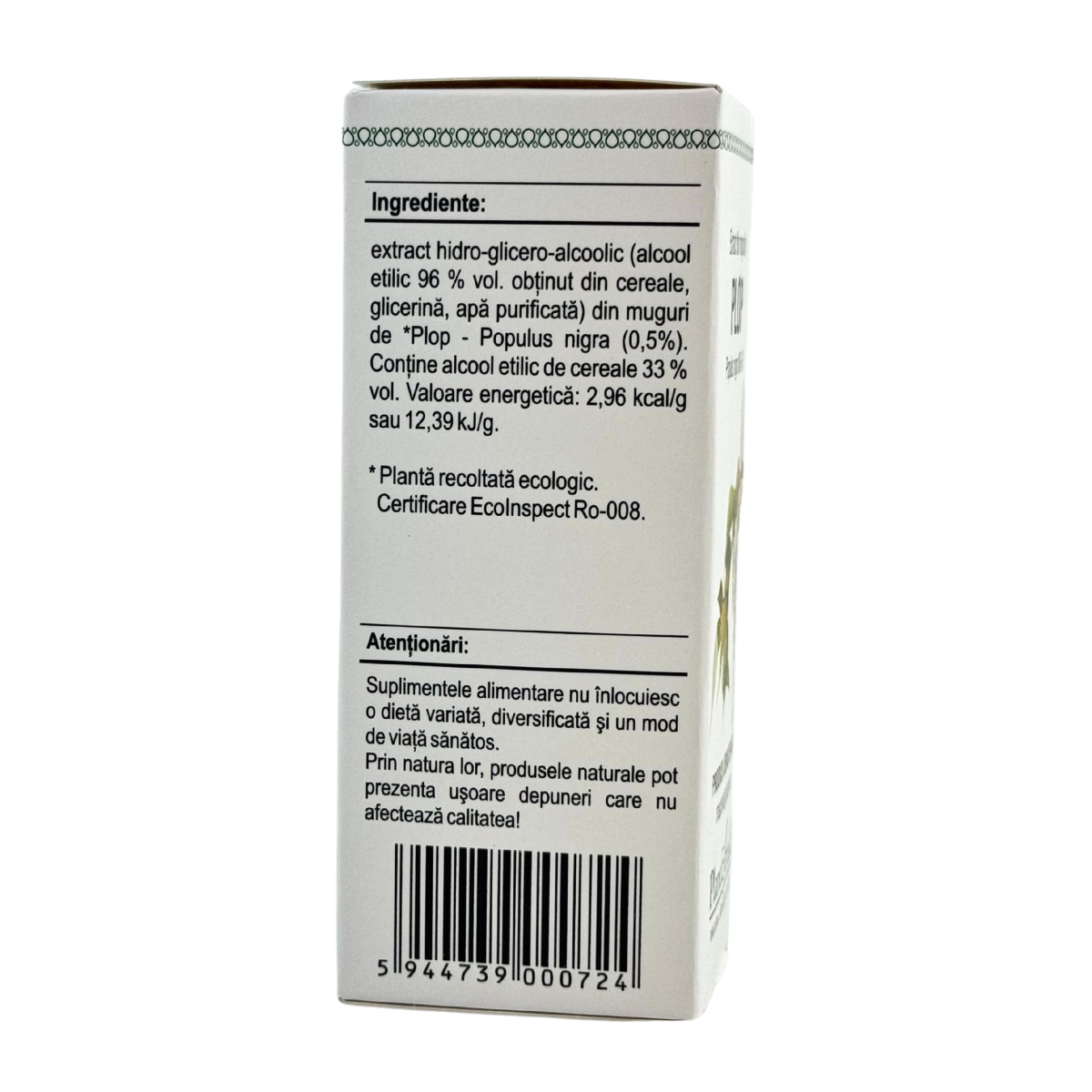 Extract din muguri de Plop 50 ml