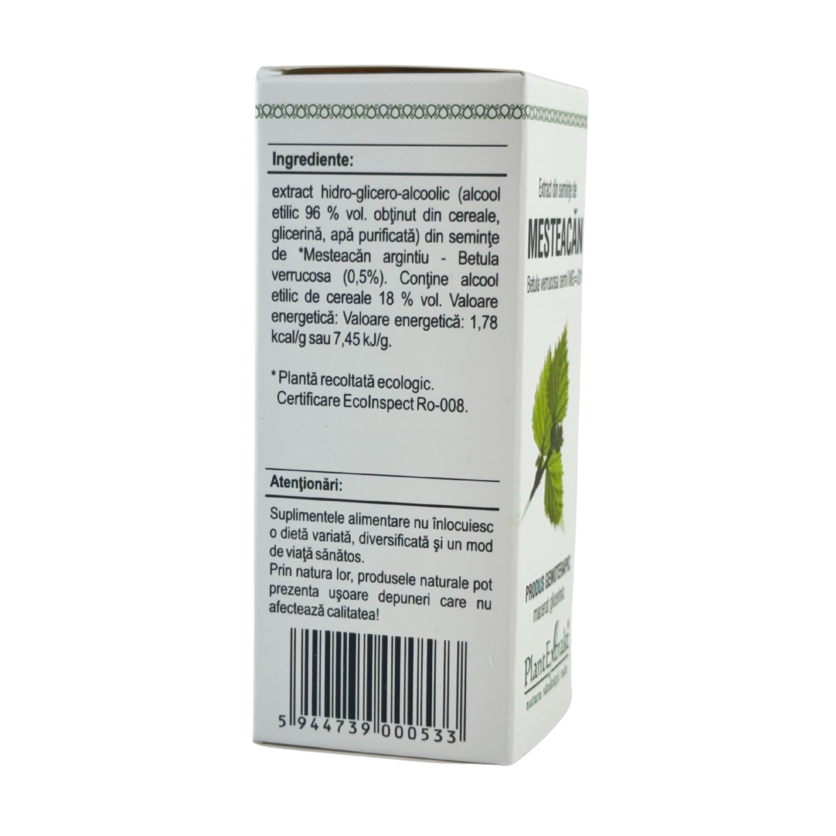 Extract din seminte de Mesteacan 50 ml