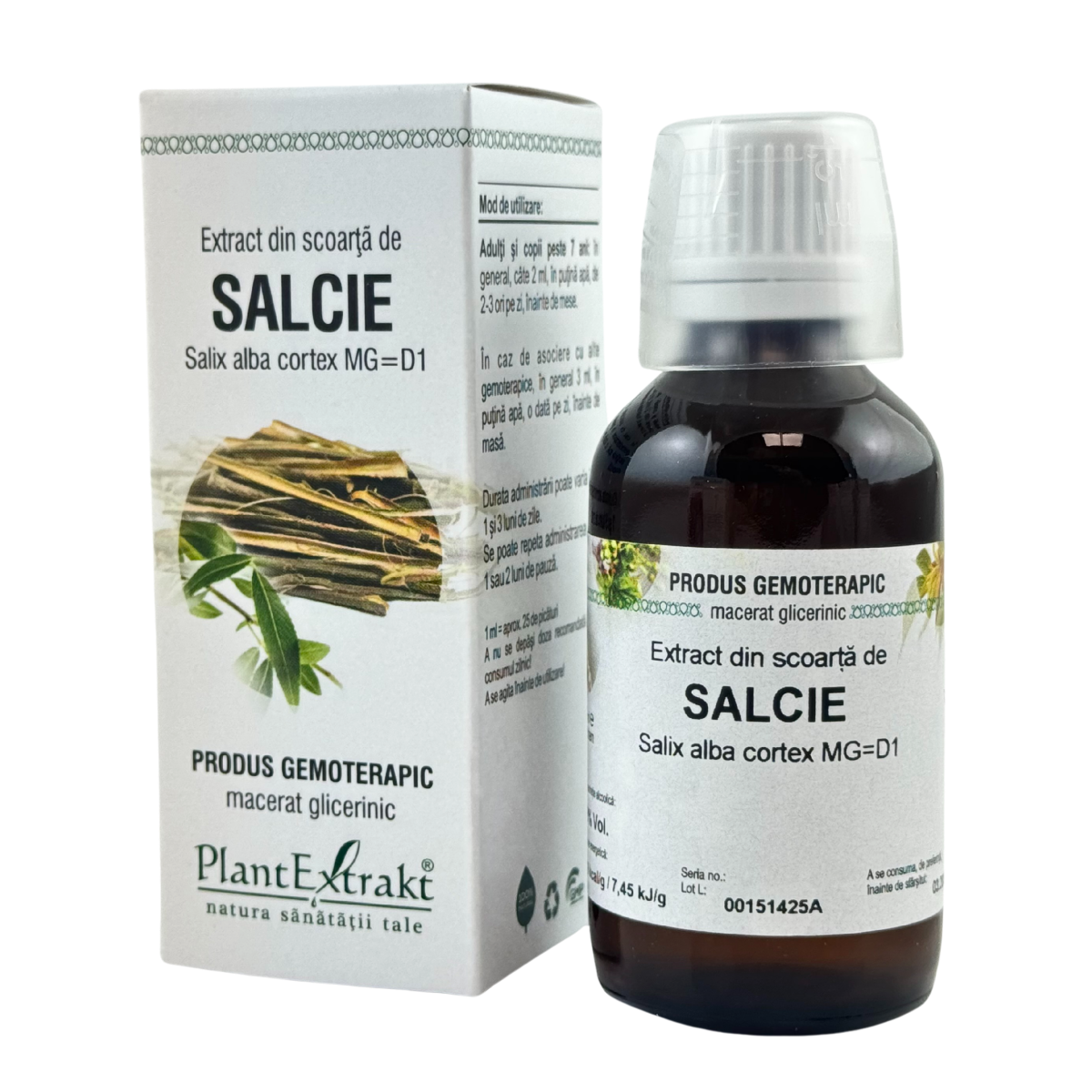 Extract din scoarta de Salcie 50 ml