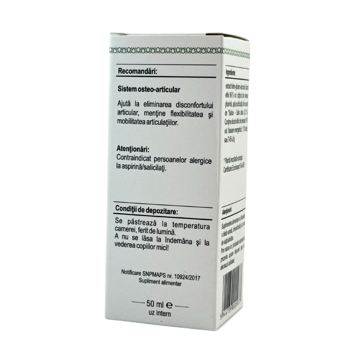 Extract din scoarta de Salcie 50 ml