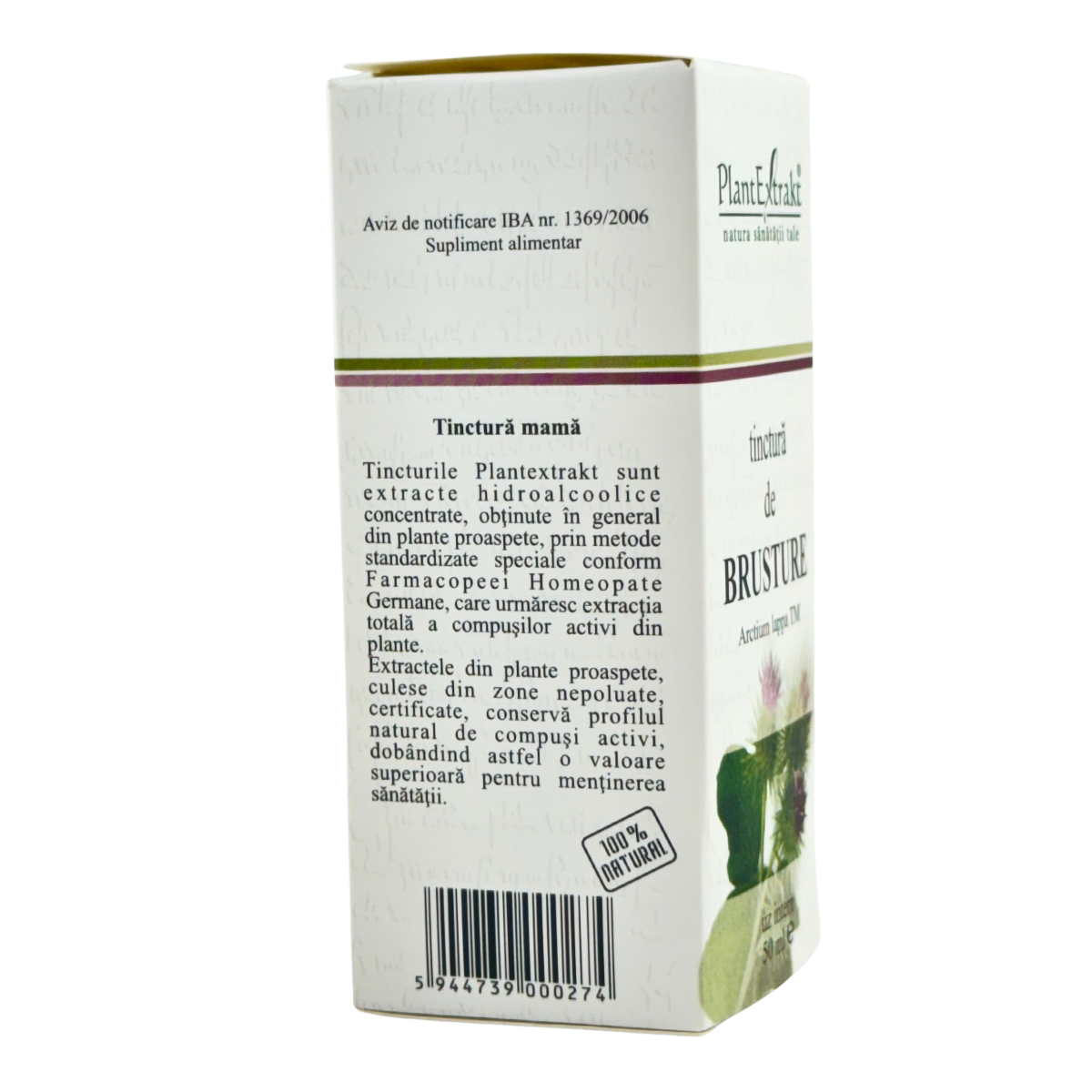 Tinctura de Brusture 50 ml