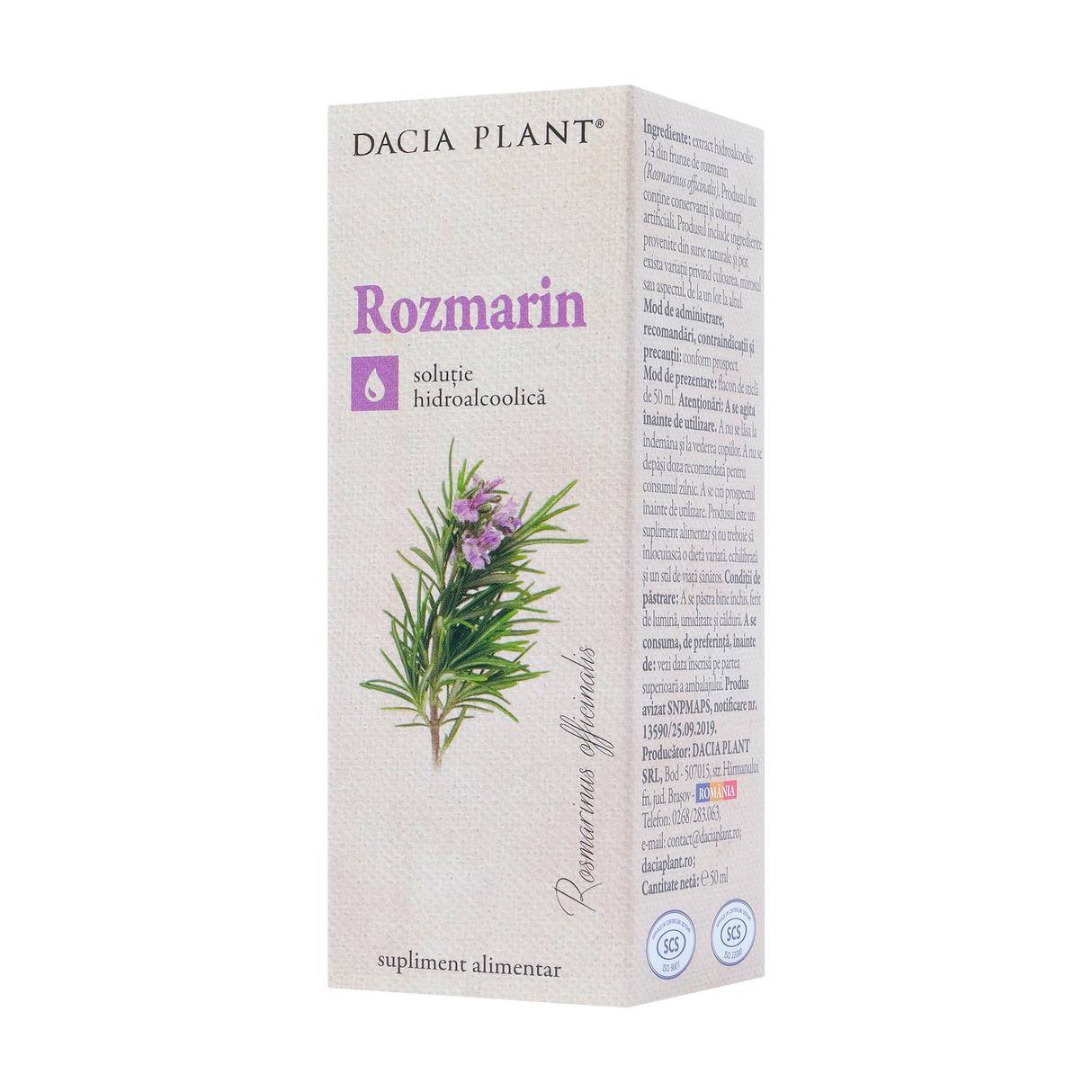 Tinctura rozmarin 50 ml