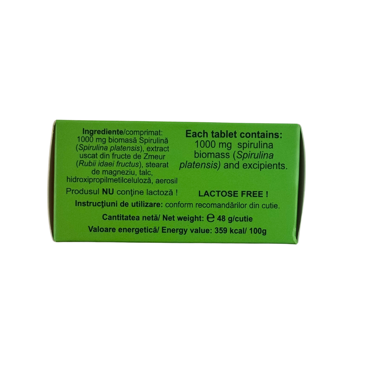 Spirulina 500mg 40 capsule