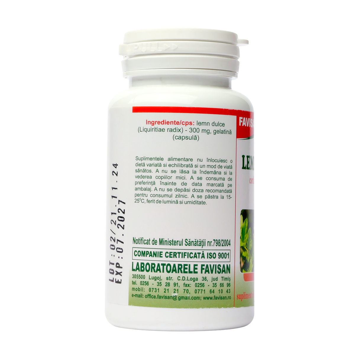 Lemn dulce 40 capsule