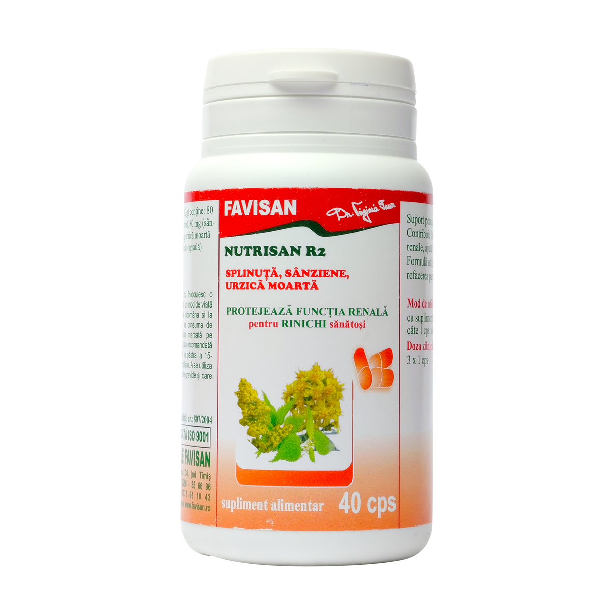 Splinuta, sanziene, urzica moarta - nutrisan R2 40 capsule