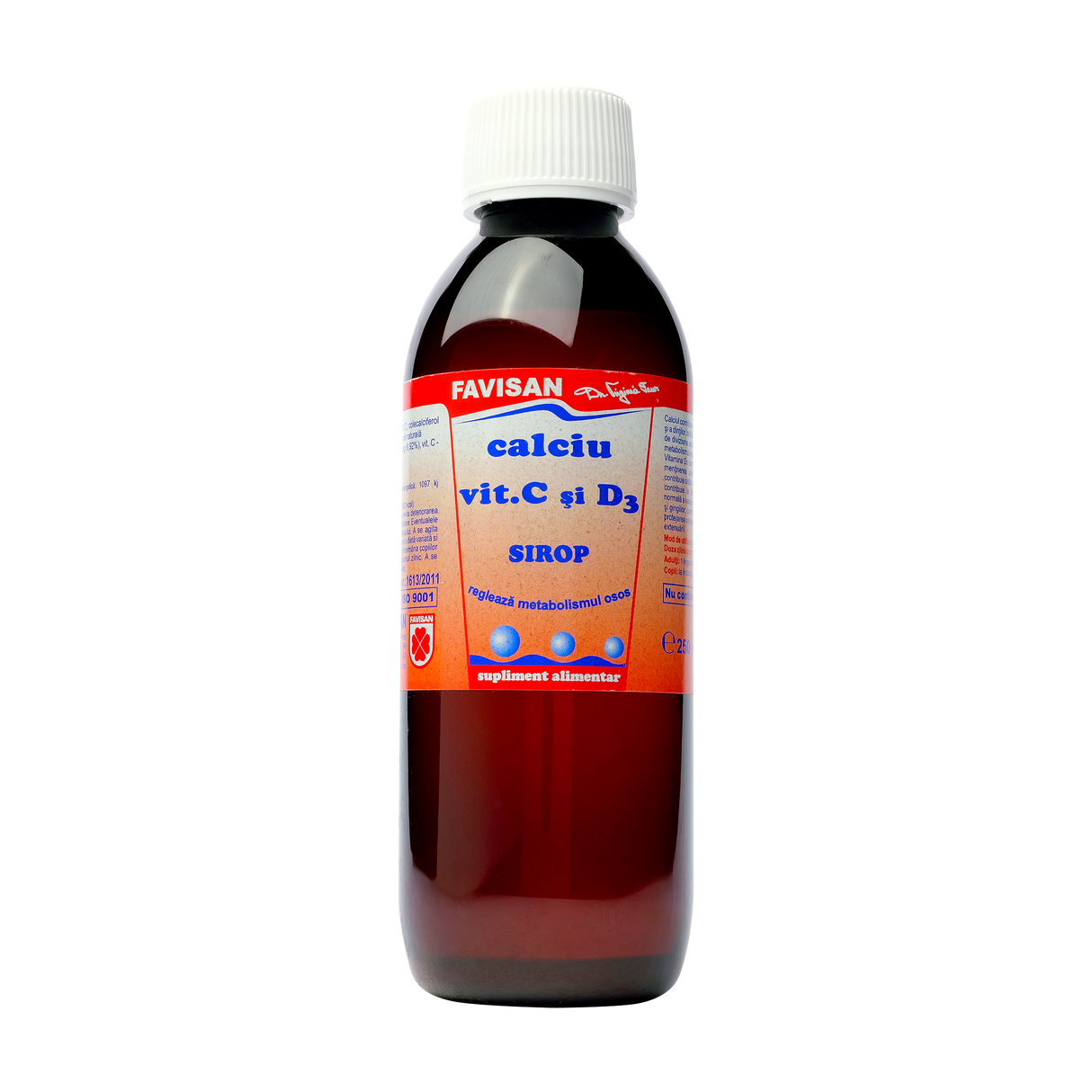 Sirop calciu + vitaina C + D3 250 ml