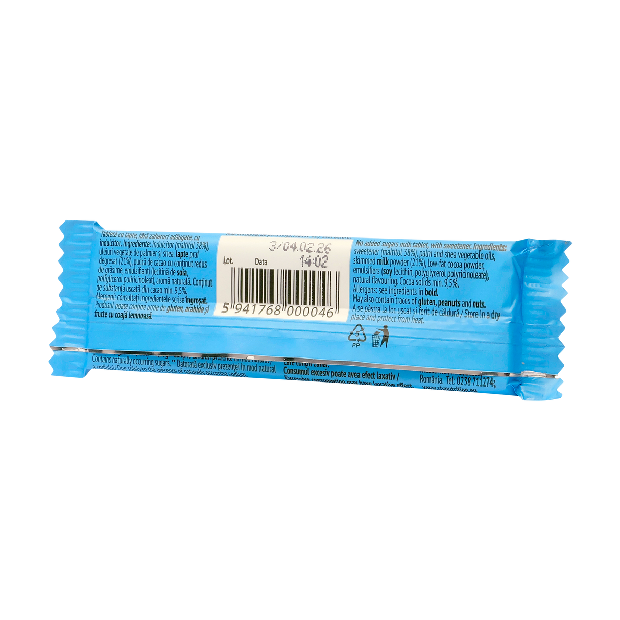 Tableta de ciocolata cu lapte 25 g