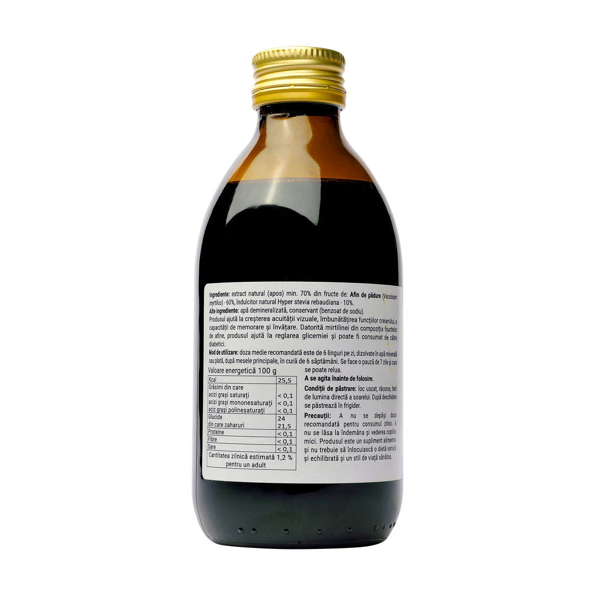 Sirop afine hipocaloric 500 ml
