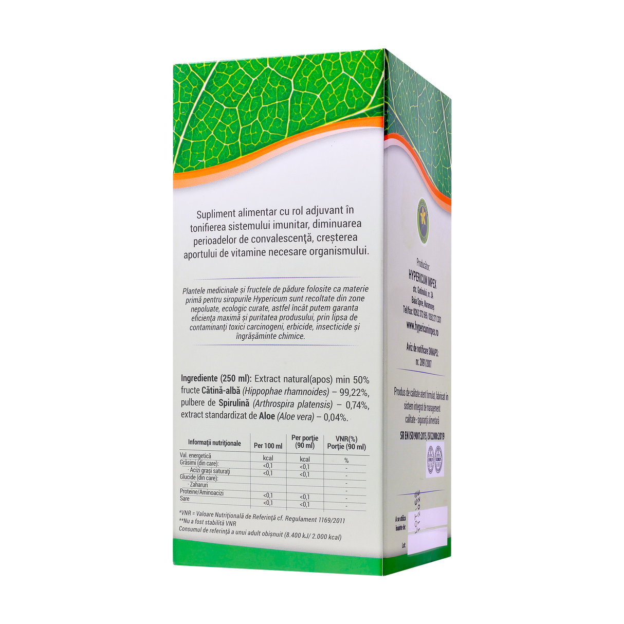 Elixirul vietii 250 ml