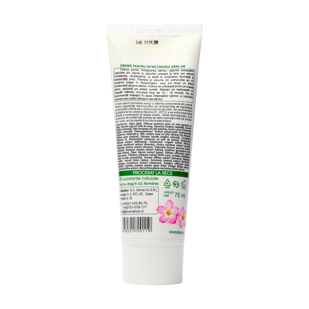 Crema intretinere sani 75 ml