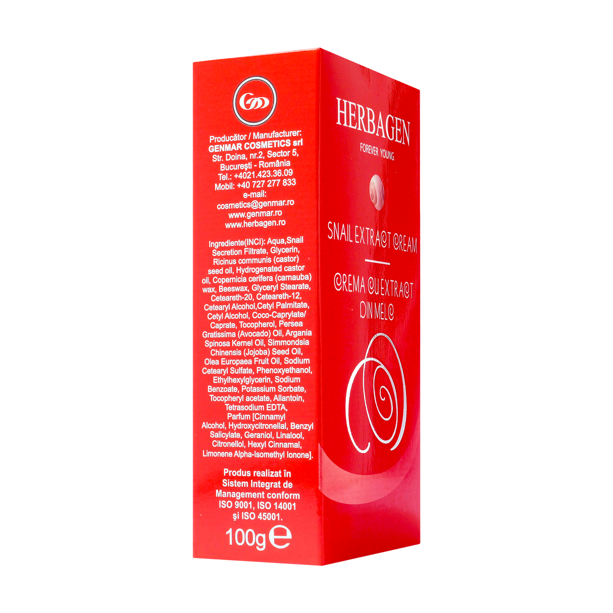 Crema cu extract de melc 100 ml