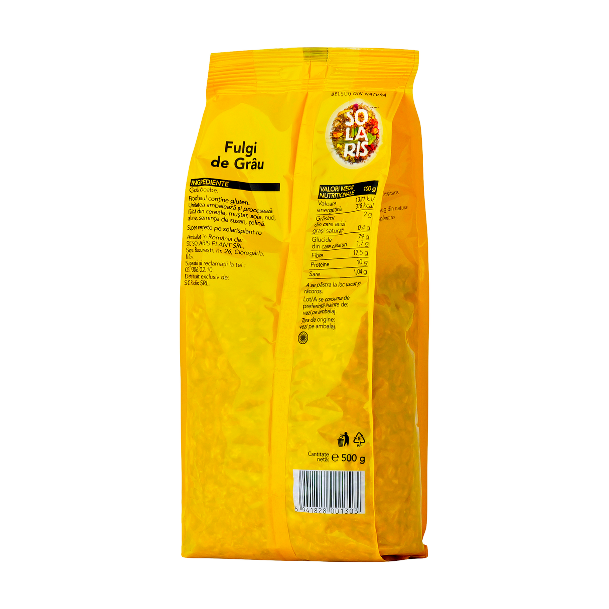 Fulgi de grau 500 g - imagine 3