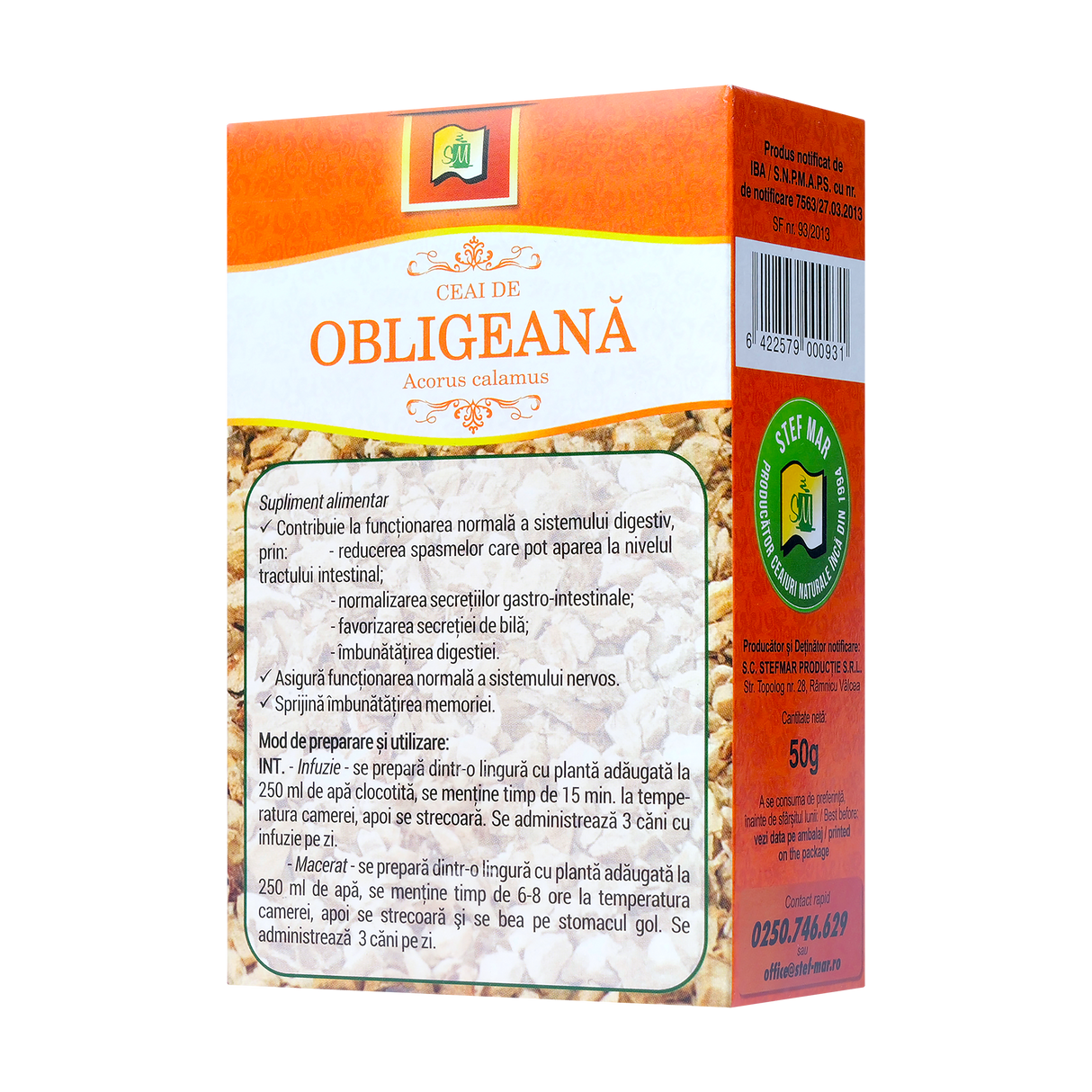 Ceai obligeana 50 g