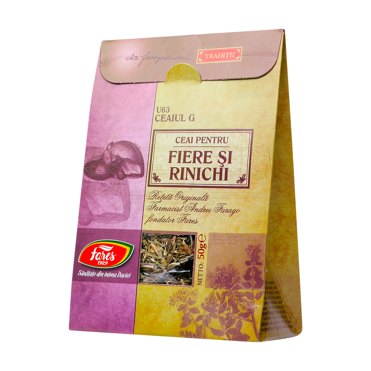 Ceaiul G pietre fiere si rinichi 50 g