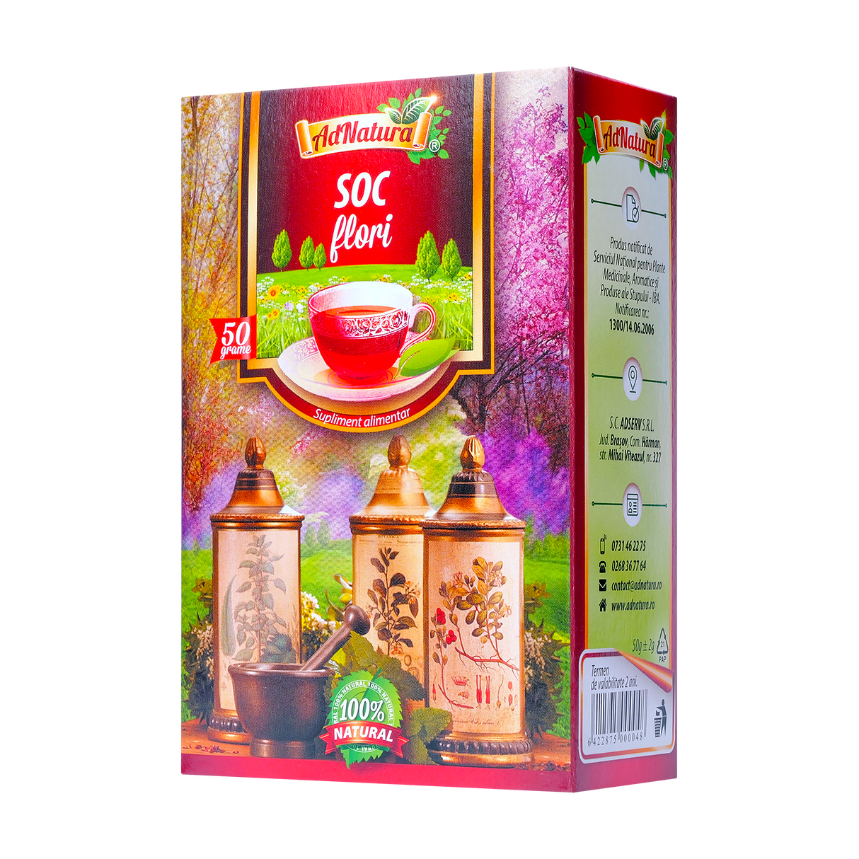 Ceai de Soc flori 50 g