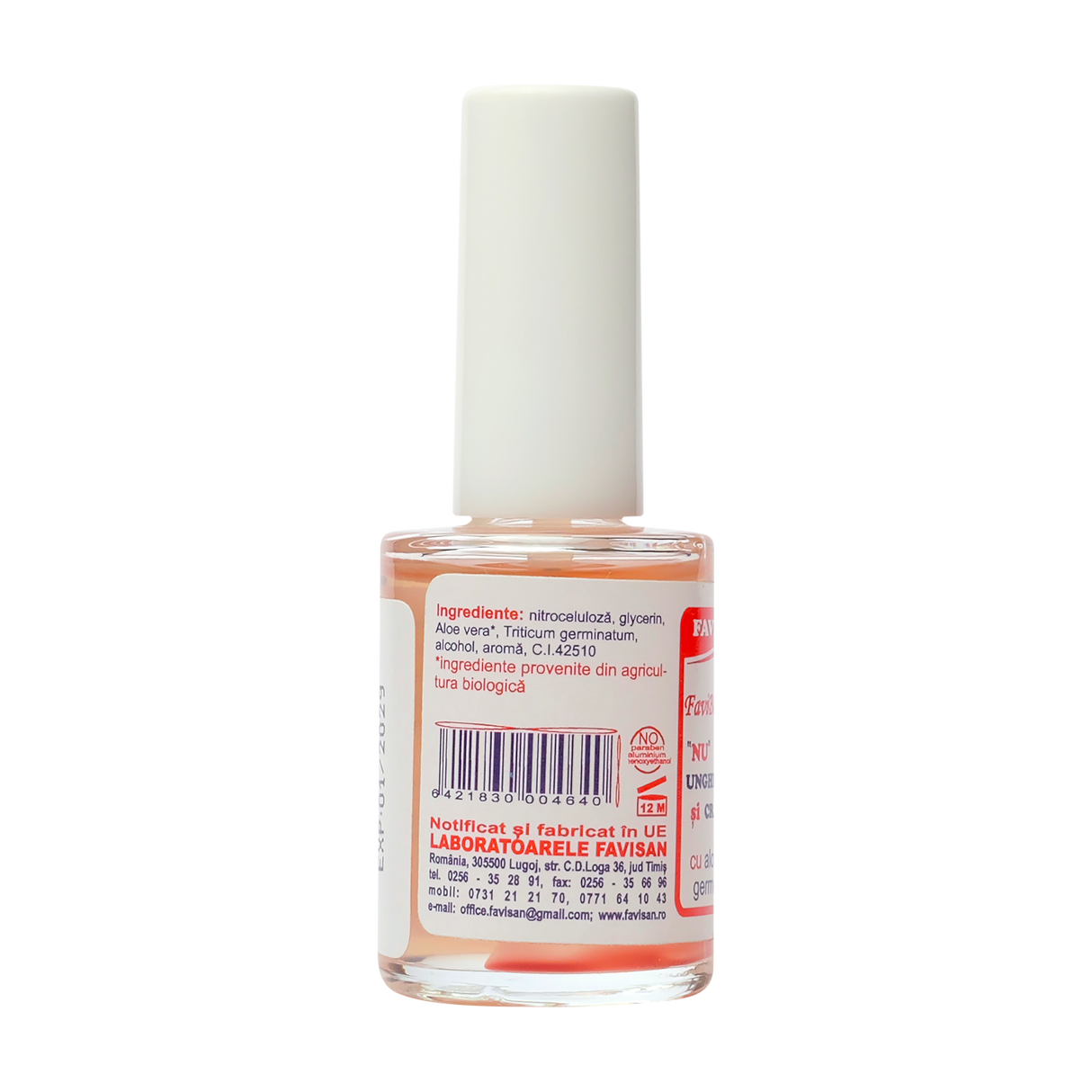 Nu unghii exfoliate si crapate Favibeauty 14 ml