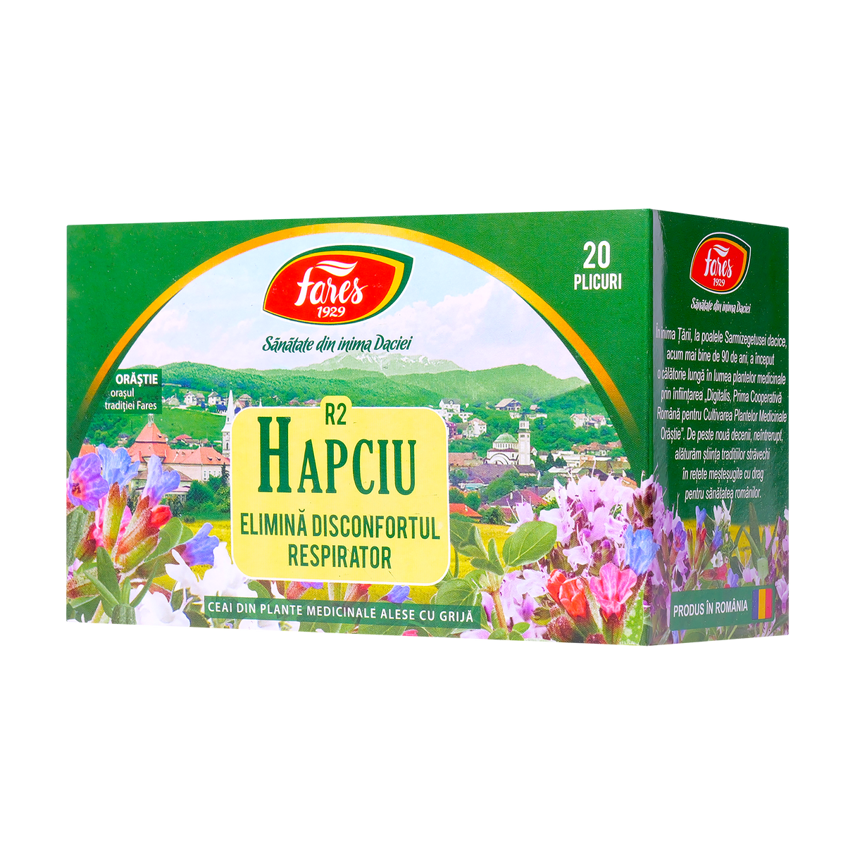 Ceai hapciu elimina disconfortul respirator R2 20 plicuri