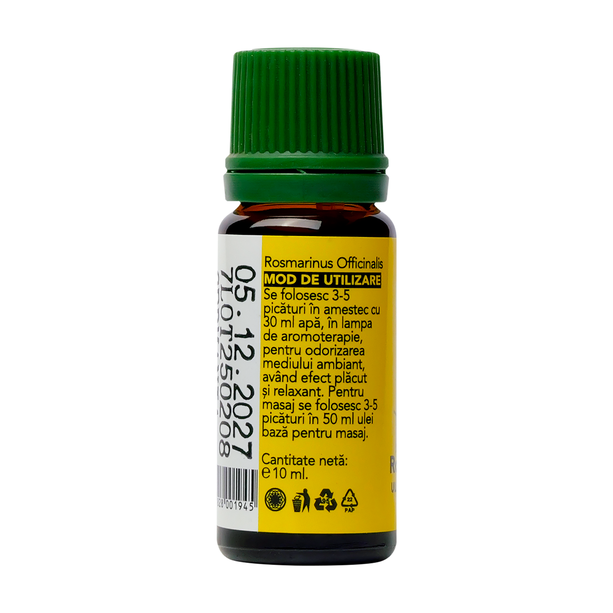 Ulei esential rozmarin 10 ml Solaris
