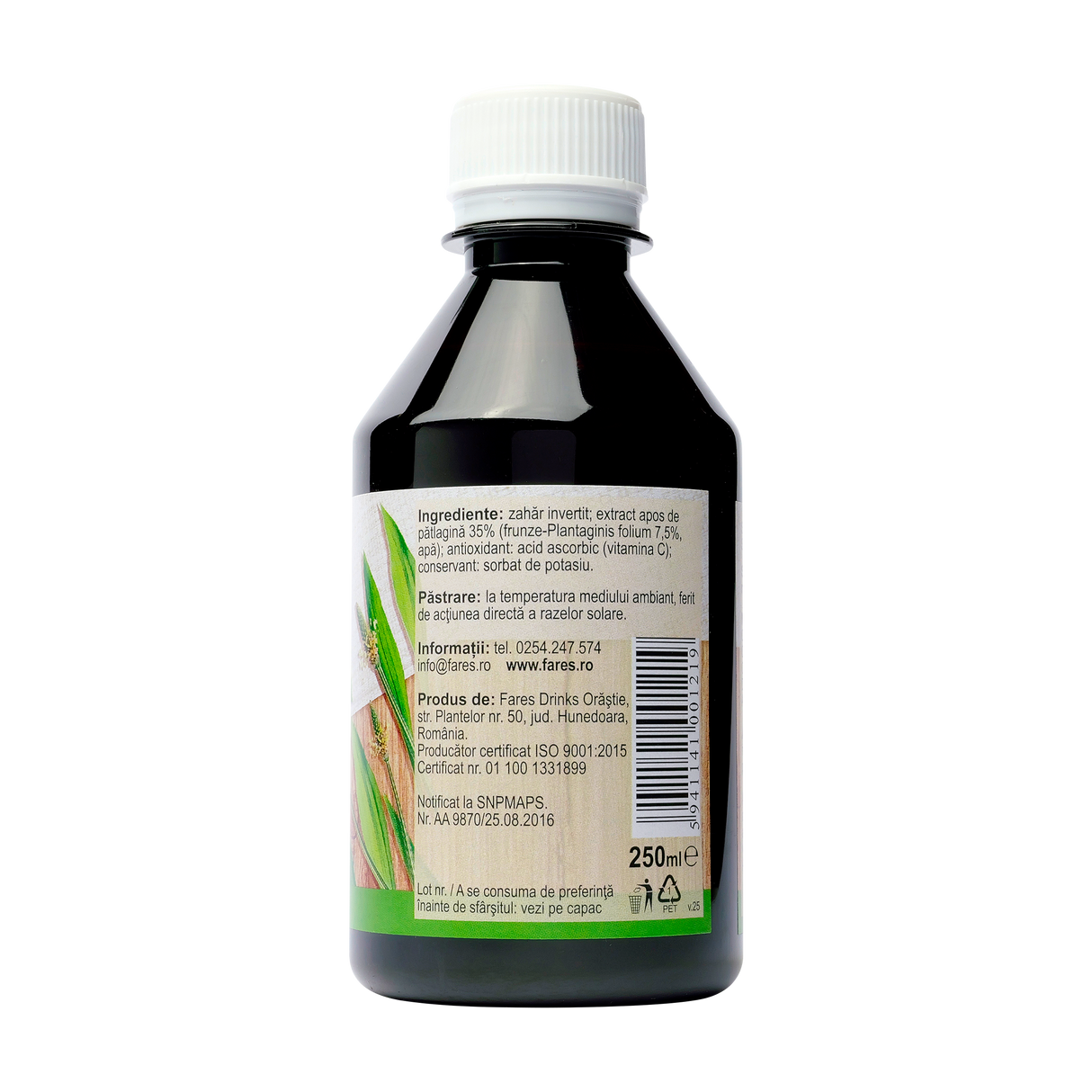 Sirop patlagina 250 ml
