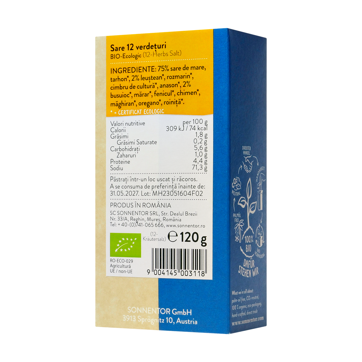 Sare 12 verdeturi 120 g