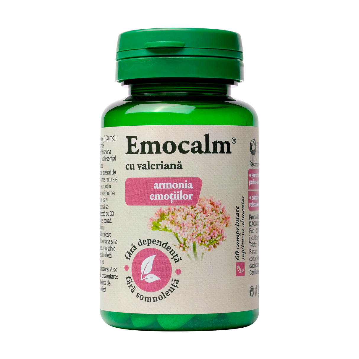 Emocalm cu valeriana 60 comprimate