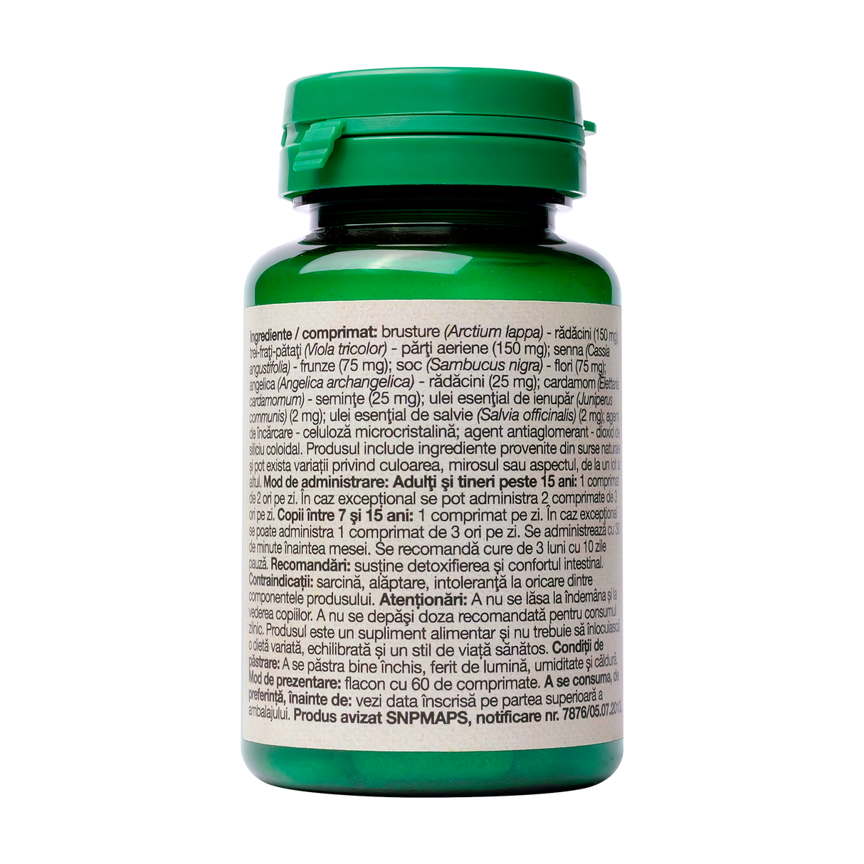 Detoxifiant 60 comprimate