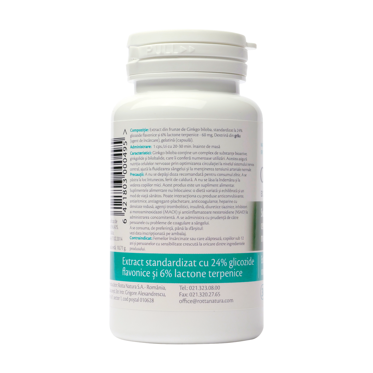 Ginkgo biloba 60mg 30 capsule