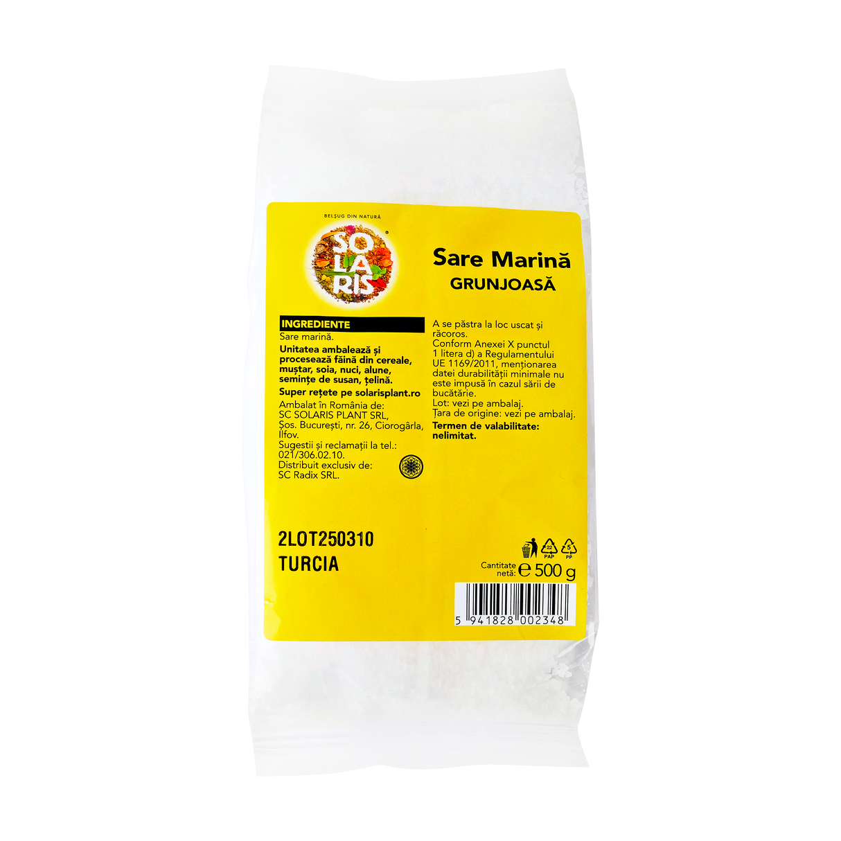 Sare marina grunjoasa 500 g