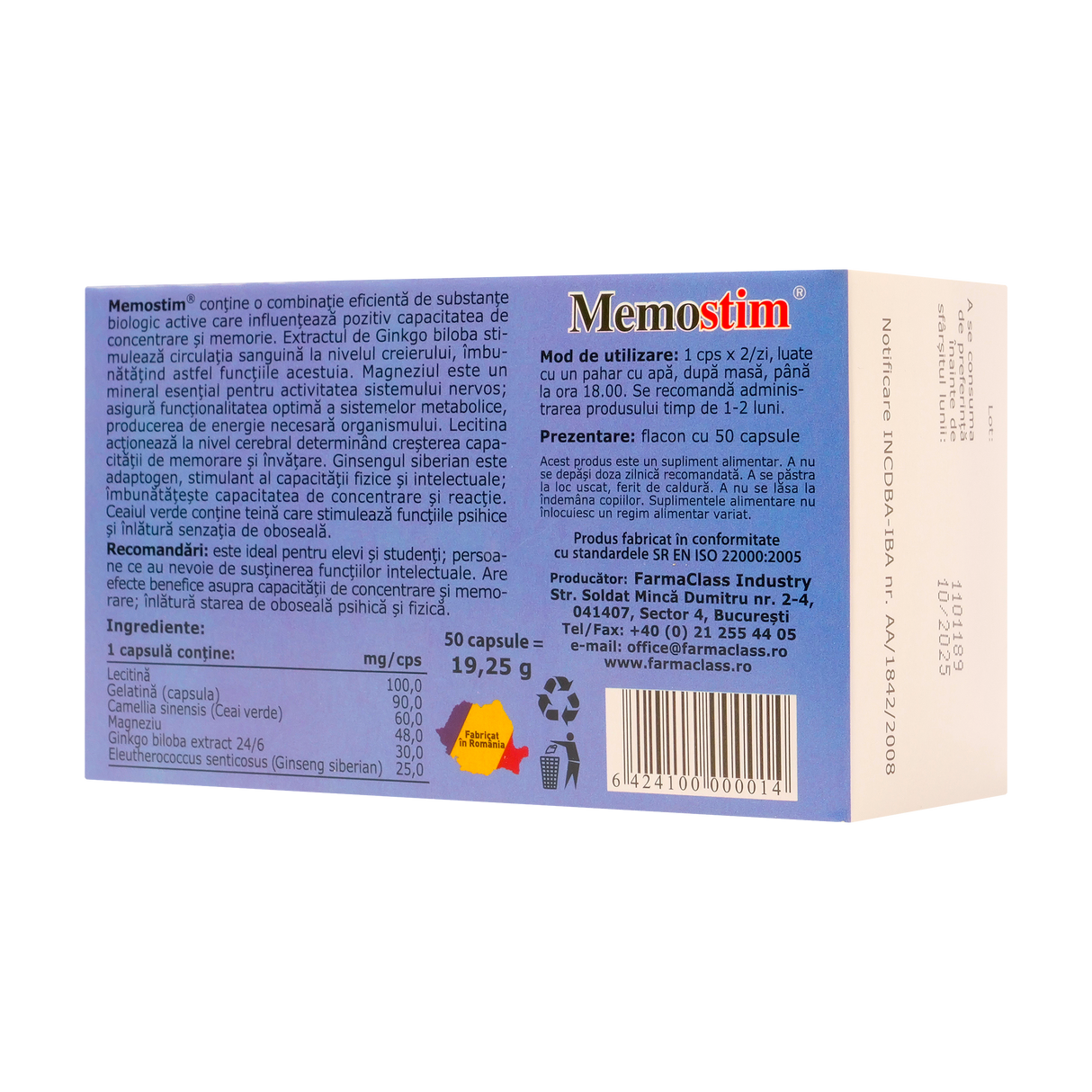 Memostim 50 capsule