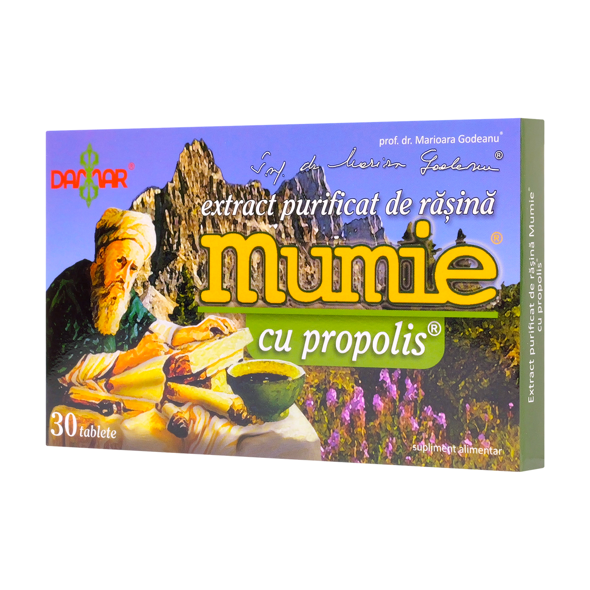 Extract purificat de rasina mumie cu propolis 30 tablete