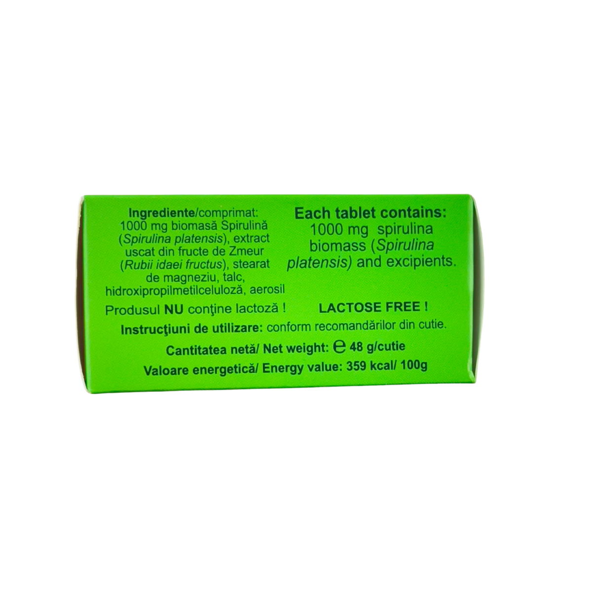 Spirulina 1000mg 40 tablete