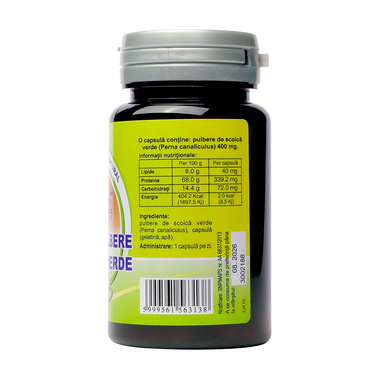 Scoica verde artimun 446mg 30 tablete
