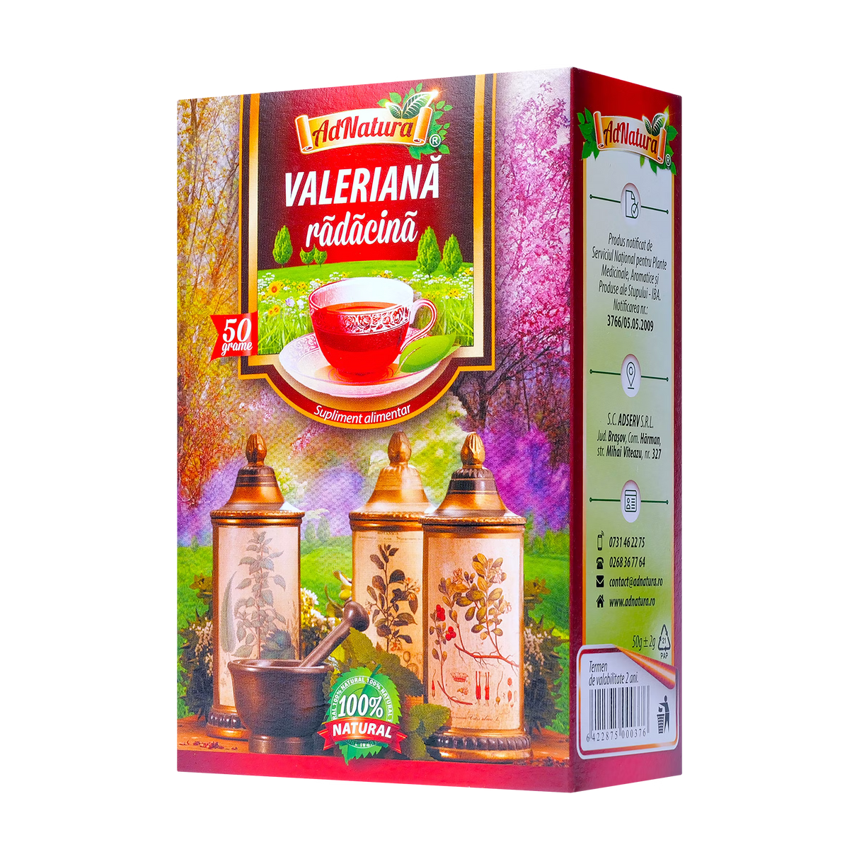 Ceai Valeriana radacina 50 g