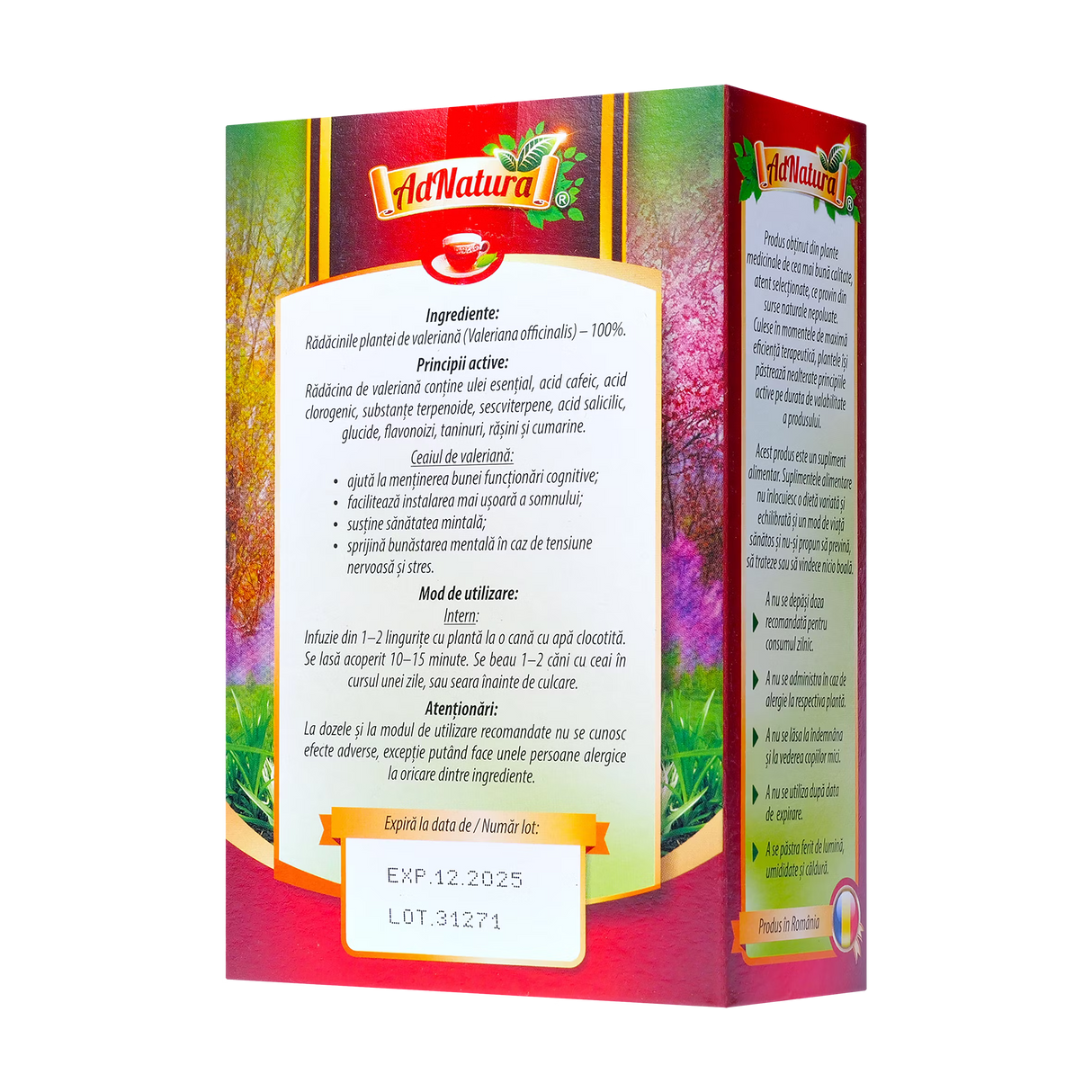 Ceai Valeriana radacina 50 g