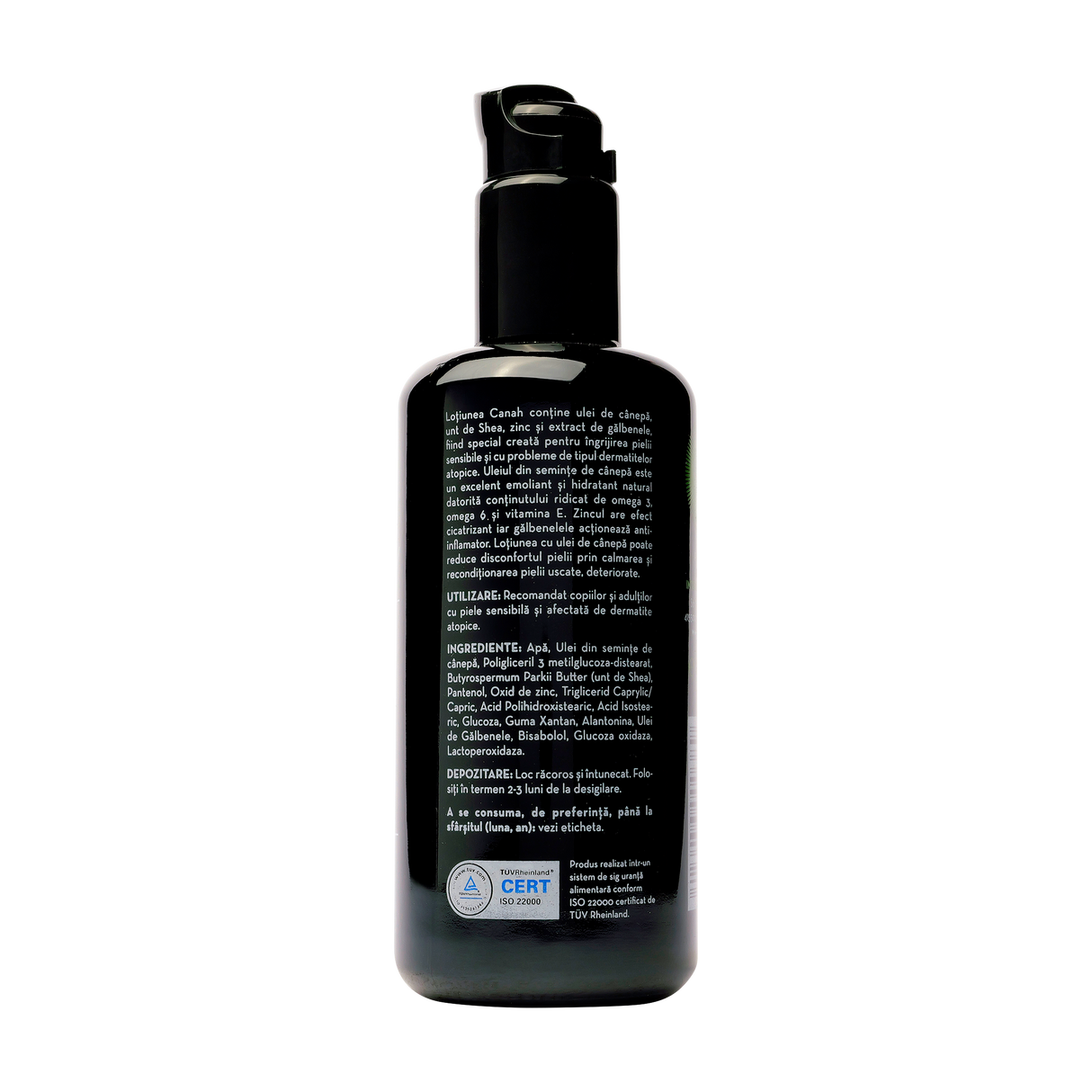 Lotiune corp cu ulei de canepa 200 ml