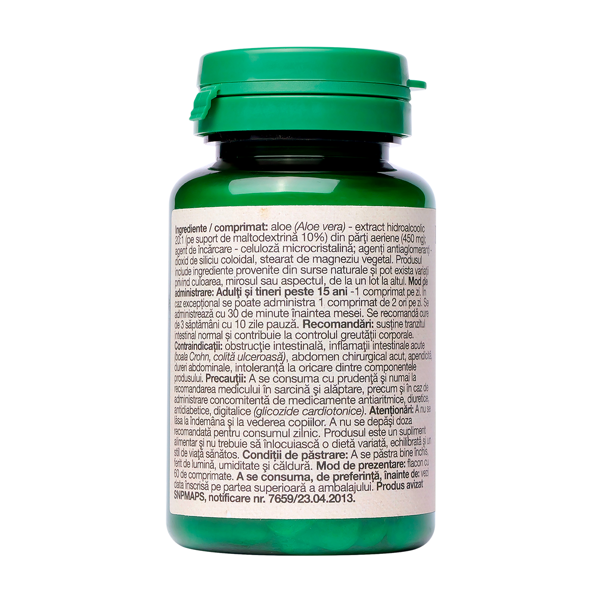 Aloe vera 60 comprimate