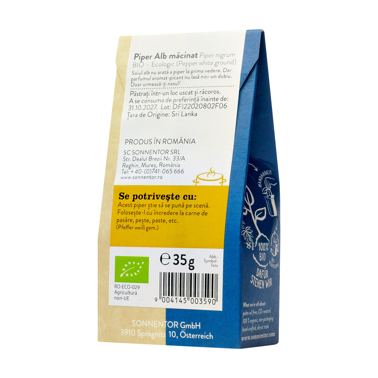 Piper alb macinat 35 g
