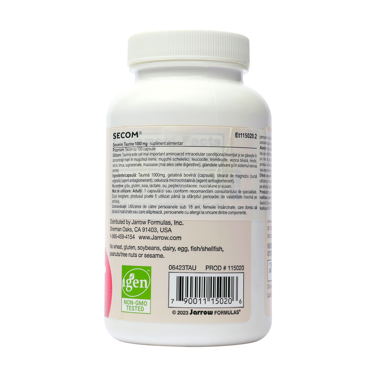 Taurine 1000mg 100 capsule