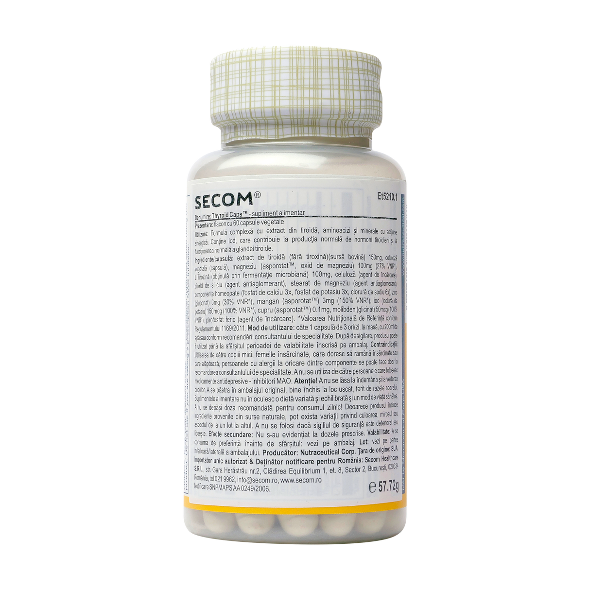 Thyroid caps 60 capsule