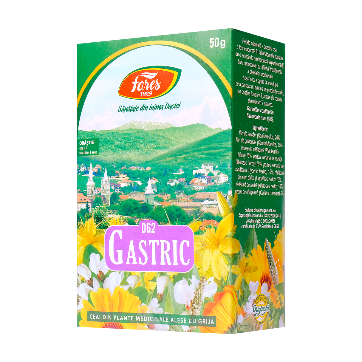 Ceai gastric 50 g Fares