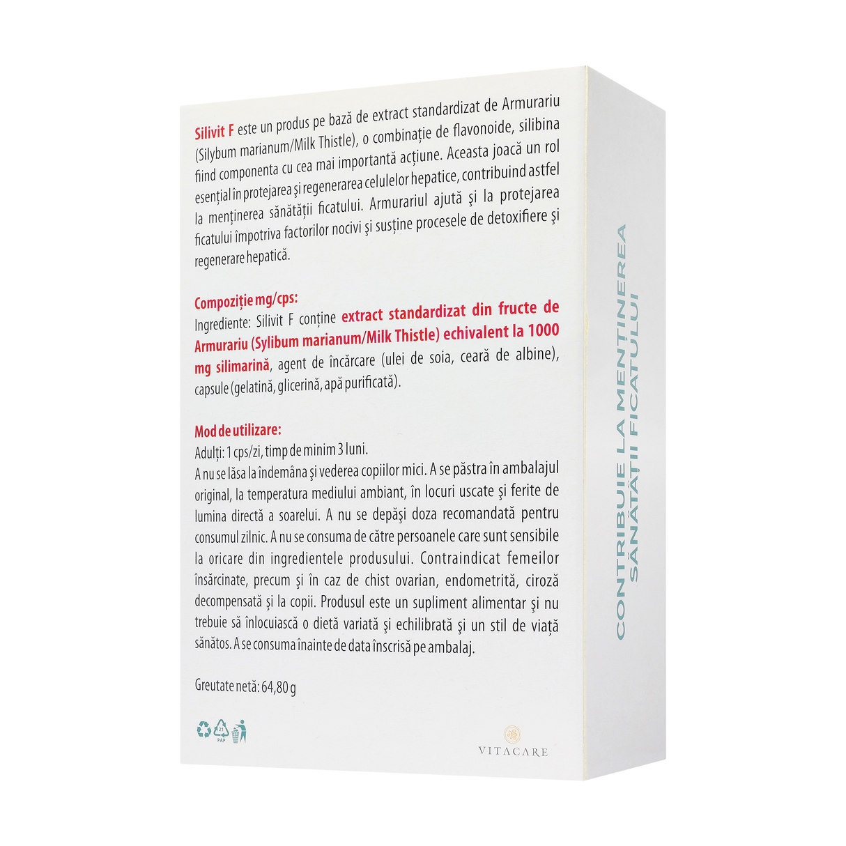 Silivit f 90cps Vita Care 90 capsule